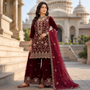 Designer Velvet Suit